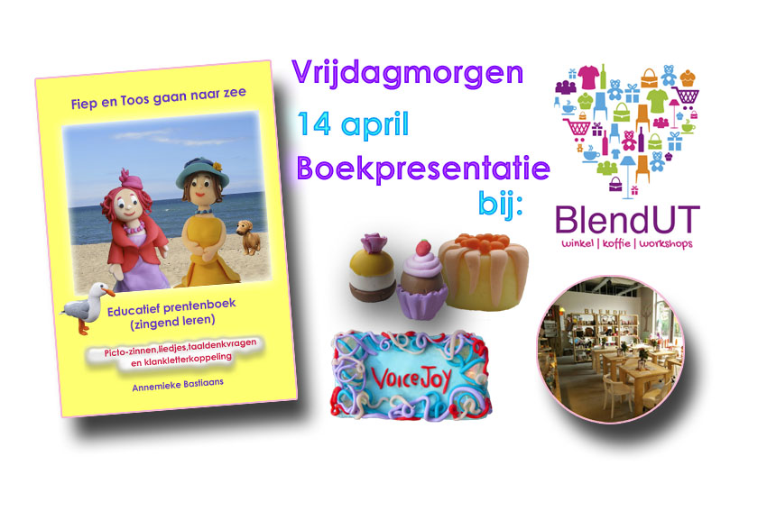 Boekpresentatie “Fiep en Toos gaan naar zee” in Blendut Utrecht